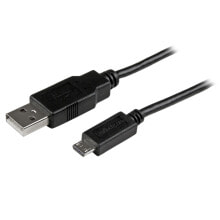 Cables & Interconnects StarTech.com 2m Mobile Charge Sync USB to Slim Micro USB Cable for Smartphones and Tablets - A to Micro B