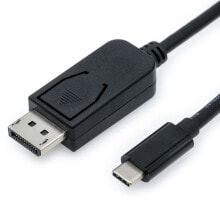 Wires, cables Value 11.99.5845 video cable adapter 1 m USB Type-C DisplayPort Black