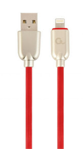 Charging Cables Cablexpert CC-USB2R-AMLM-2M-R lightning cable Red
