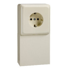 Sockets, switches and frames Schneider Electric 515100, Type F, 2P+E, Pearl, Thermoplastic, IP20, 250 V