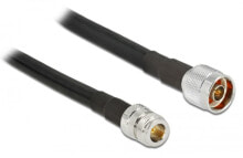 Cables & Interconnects DeLOCK 13029 coaxial cable 10 m Black
