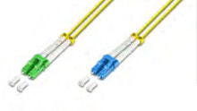 Cable channels Lightwin LSP-09 LC/APC-LC 1.0 fibre optic cable 1 m OS2 Yellow