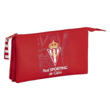 Pencil cases Несессер Real Sporting de Gijón Красный