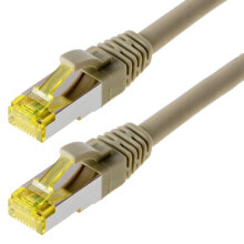 Wires, cables Helos CAT6a S/FTP (PIMF), 15m networking cable Grey SF/UTP (S-FTP)