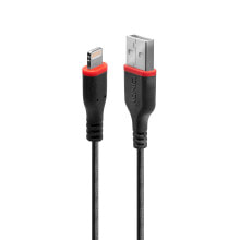 Charging Cables Lindy 31290 lightning cable 0.5 m Black