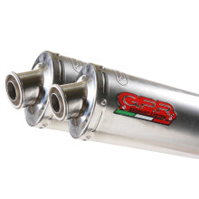 Spare Parts GPR EXHAUST SYSTEMS Tondo/Round Inox Double Slip On Muffler Monster S2R 04-07 Homologated