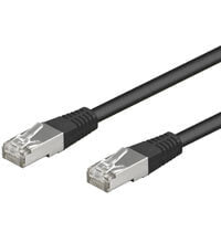 Cables & Interconnects CAT 5-100 SFTP Black 1m. Cable length: 1 m, Connector 1: RJ-45, Connector 2: RJ-45, Cable colour: Black