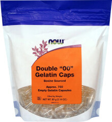 NOW Foods Double "00" Empty Gelatin Caps -- 750 Capsules