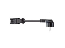 Accessories for sockets and switches 375.003. Cable length: 3 m, Connector gender: Male/Male, Cable colour: Black