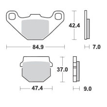 Spare Parts MOTO-MASTER Adly 090111 Sintered Brake Pads