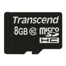Memory Cards Transcend microSDXC/SDHC Class 10 8GB