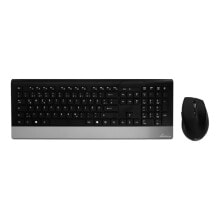 Keyboards and Mouse Kits MediaRange MROS105 keyboard RF Wireless QWERTZ English Black, Silver