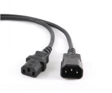 Cable channels PC-189-VDE-3M, 3 m, Male connector / Female connector, C14 coupler, C14 coupler, Black