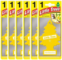 Salon Flavors Little Tree Air Fresheners (6 Pieces), Black Ice