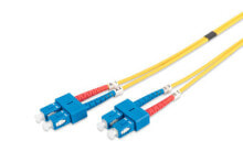 Cables or Connectors for Audio and Video Equipment Digitus DK-2922-02 fibre optic cable 2 m SC Yellow