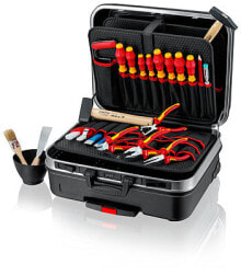 Tool kits and accessories Knipex 00 21 06 HL S. Product colour: Black,Metallic. Width: 430 mm, Depth: 515 mm, Height: 280 mm. Tools quantity: 24 tools