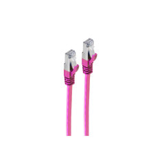 Cables & Interconnects S-Conn BS75511-SL0.5M networking cable Magenta 0.5 m Cat7 U/FTP (STP)