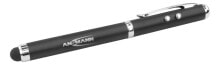 Cables or Connectors for Audio and Video Equipment Ansmann Stylus Touch 4in1 stylus pen 22 g Black, Silver
