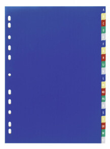 Bookmarks Durable 675527 tab index Alphabetic tab index Multicolour