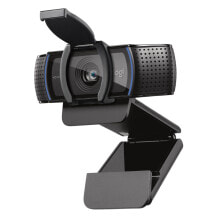 Webcams Logitech C920s webcam 1920 x 1080 pixels Black