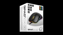 Computer Mice DX-30, Ambidextrous, Opto-Mechanical, USB Type-A, 2800 DPI, 4500 fps, Black
