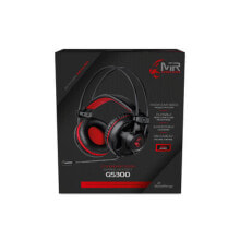 Gaming Consoles MediaRange MRGS300 headphones/headset Head-band USB Type-A Black, Red