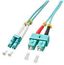 Cables or Connectors for Audio and Video Equipment Lindy 3.0m OM3 LC - SC Duplex fibre optic cable 3 m Turquoise