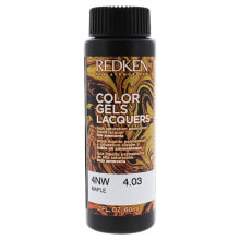 Hair Dye Перманентный краска Redken Color Gel Lacquers 4NW-maple (3 x 60 ml)