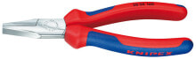 Pliers and pliers Knipex 20 05 140, Needle-nose pliers, Chromium-vanadium steel, Plastic, Blue/Red, 14 cm, 136 g