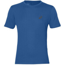 Mens Athletic T-shirts And Tops ASICS Silver SS Top M T-shirt 2011A006-400