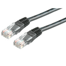 Cable channels ROLINE UTP Patch Cord Cat.5e, black 5m