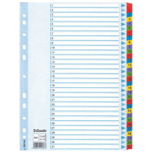 Bookmarks Esselte Mylar Indices & Dividers divider Multicolour