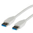Picture #%d% of goods ROLINE USB 3.0, Type A-A, 3.0M USB cable 3 m USB A White