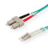 Picture #%d% of goods Value Fibre Optic Jumper Cable, 50/125µm, LC/SC, OM3, turquoise 0.5 m